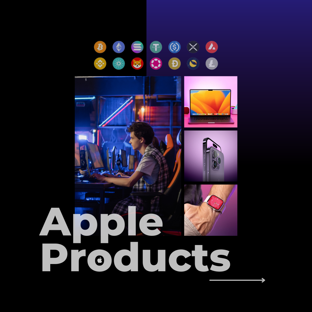 shop apple with crypto - yo crypto