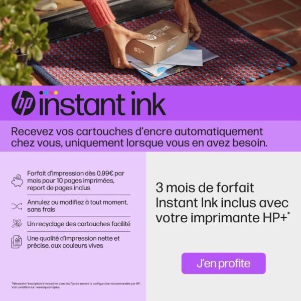 Buy with crypto HP Color Inkjet All-in-One Printer - Envy 6010e - Great for Creative - 6 months of Instant Ink included with HP +-5