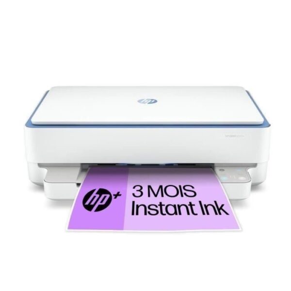 Buy with crypto HP Color Inkjet All-in-One Printer - Envy 6010e - Great for Creative - 6 months of Instant Ink included with HP +-1