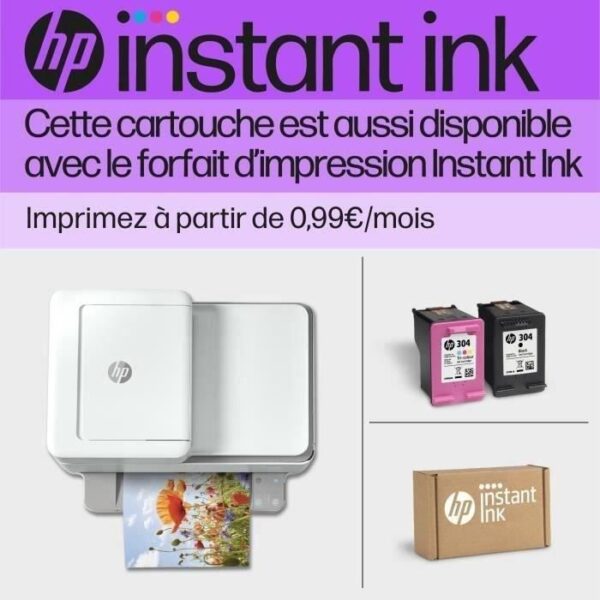 Buy with crypto HP 304XL Genuine Black Ink Cartridge for HP DeskJet 2620/2630/3720/3730 (N9K08AE))-6