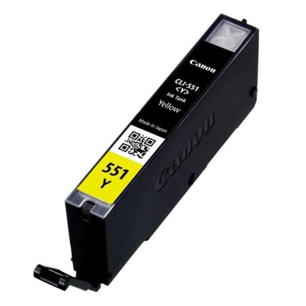 Buy with crypto CANON CLI-551Y Ink Cartridge - Yellow - Standard Capacity - 330 pages-2