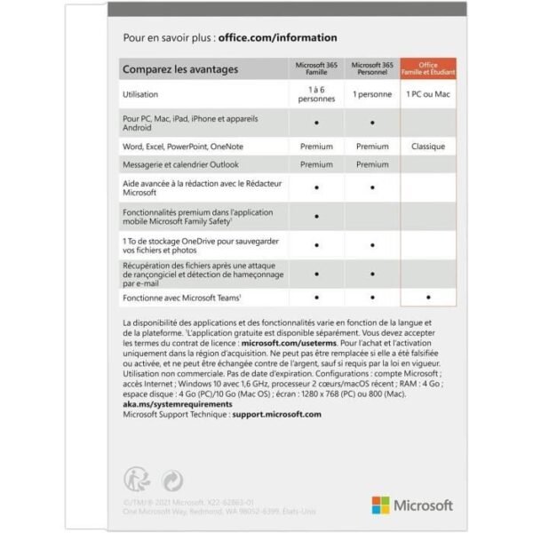 Buy with crypto MICROSOFT Office Home & Student 2021 - Definitive purchase-2