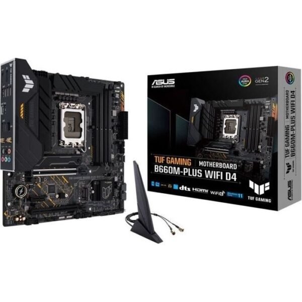 Buy with crypto Motherboard - ASUS - TUF GAMING B660M-PLUS WIFI D4 - (90MB1930-M0EAY0)-1