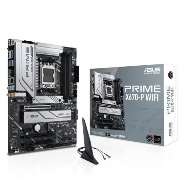 Buy with crypto Asus Prime X670-P Wifi Mother Socket AMD X670-1