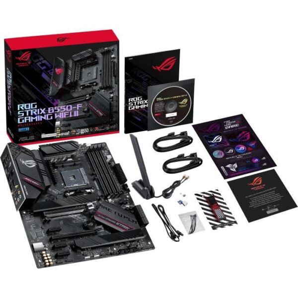 Buy with crypto Master card - Asus - ROG Stix B550 -F Gaming (Wi -Fi) II - (90MB19V0 -M0EAY0)-3