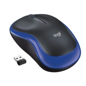 Buy with crypto Logitech Wireless Optical Mouse - M185 Blue-1