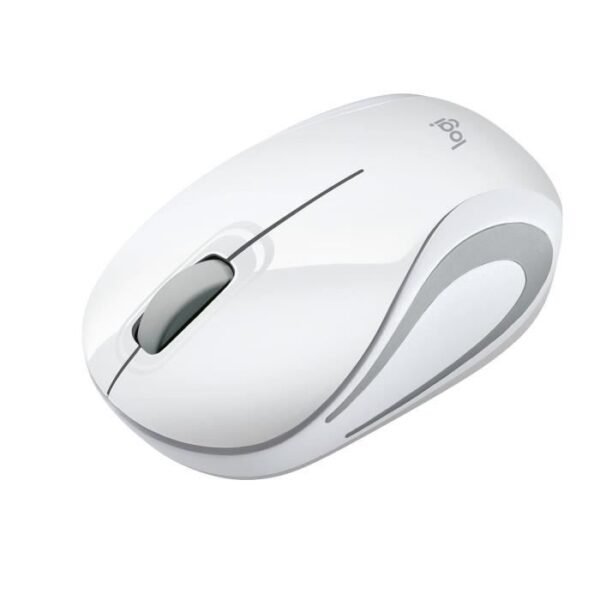 Buy with crypto LOGITECH Optical Wireless Mini Mouse - M187 White-4