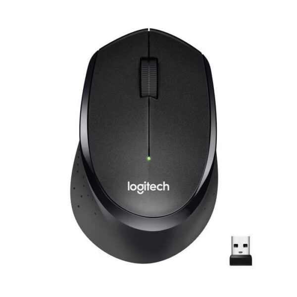 Buy with crypto LOGITECH M330 Silent Plus Silent Plus Mouse - Wireless - Black-1