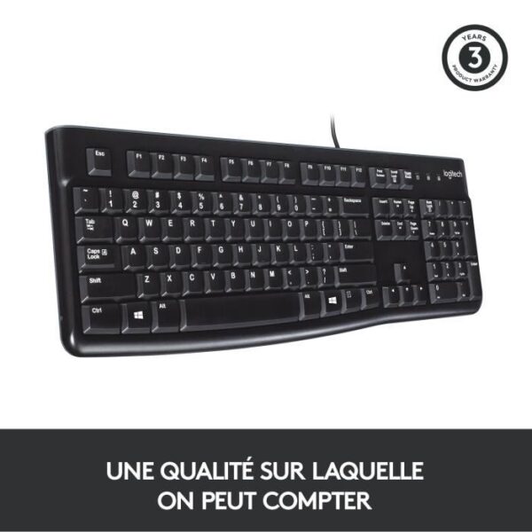 Buy with crypto Logitech Wired Keyboard - K120 Business-3