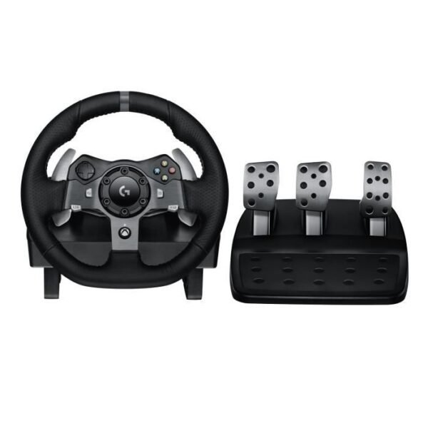 Buy with crypto LOGITECH G920 Driving Force Racing Wheel - Xbox One and PC-1