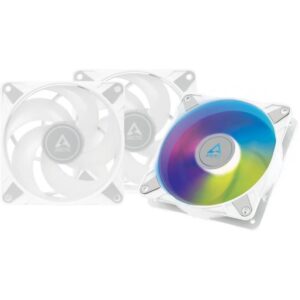 Buy with crypto Fan for PC case - ARCTIC - 3x120mm ARGB white - 0~2000 RPM - 48.8CFM - Semi-passive - ACFAN00258A-1