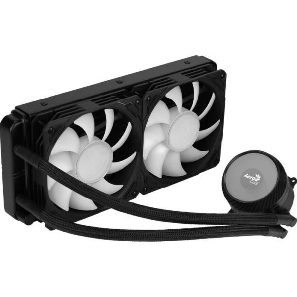 Buy with crypto AEROCOOL Mirage L240 ARGB Black - CPU 240mm watercooling cooling kit-2