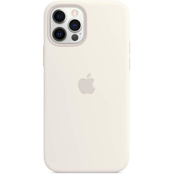 Buy with crypto APPLE iPhone 12 | 12 Pro Silicone Case with MagSafe - White-5