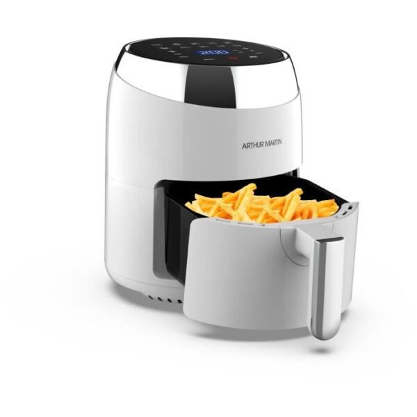 Buy with crypto ARTHUR MARTIN AMPAF51 - Air Fry fiteuse - 1200W - 3.5L - LCD touch screen - 60min timer - Temperature 50° to 200°C-2