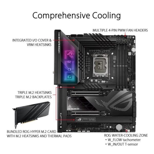 Buy with crypto Asus ROG Maximus Z790 Hero Master Map - LGA1700 Intel Z790-2