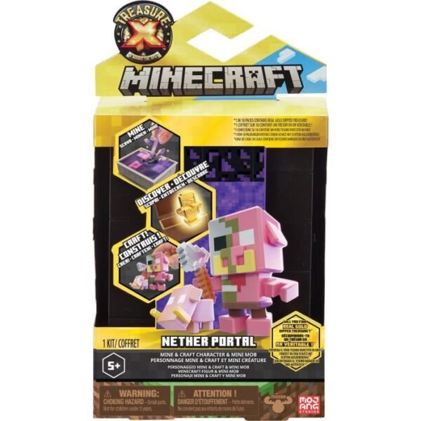 Buy with crypto MOOSE TOYS - Nether portal dual craft - Treasure x Minecraft-4