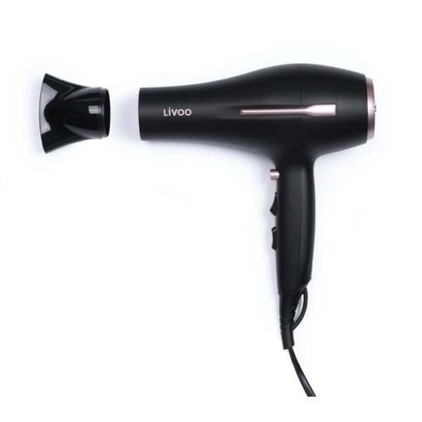 Buy with crypto LIVOO DOS174 Hair dryer ionic technology - 2 speeds and 3 temperature levels - Fresh air button - Ergonomic handle-2