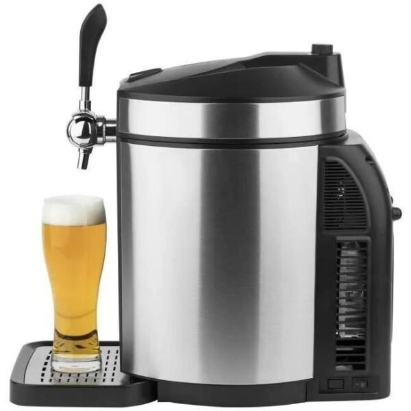 Buy with crypto H.koenig/ BW1880 - Beer -beer - capacity of 5L - Adjustable temperature of 2 ° C A 12 ° C - LED control panel - Conservation Ju-4