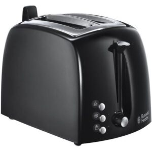Buy with crypto Russell Hobbs 22601-56 Toaster Grille-Pain Texture Large slots-Black-1