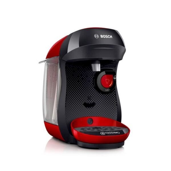 Buy with crypto BOSCH - TASSIMO - T10 HAPPY - Red and anthracite multi-drink coffee machine-4