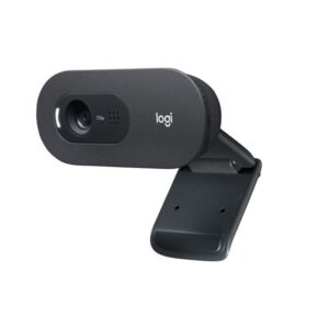 Buy with crypto LOGITECH - HD Webcam C505 - USB HD 720p - Long Range Microphone - Compatible with PC or Mac - Gray Black-1