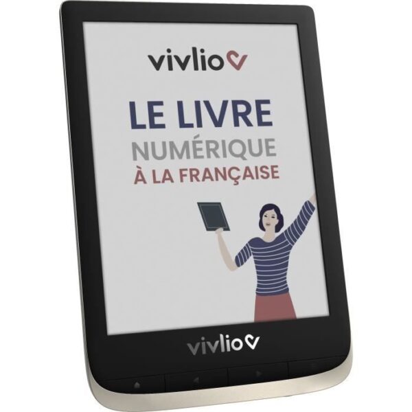 Buy with crypto Tactile Reader - VIVLIO - Color - 6 E Ink - RAM 1 GB - Storage 16 GB - Linux 3.10.65 - Black and White-1