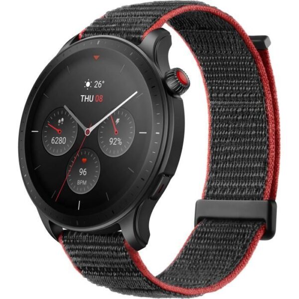 Buy with crypto Watch - Amazfit - GTR 4 - Gray Racetrack - 1.43 inch - Nylon version-2