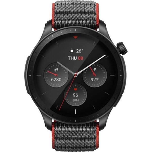 Buy with crypto Watch - Amazfit - GTR 4 - Gray Racetrack - 1.43 inch - Nylon version-1