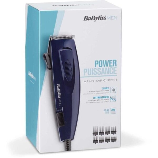 Buy with crypto BABYLISS Hair Clipper E695E - Blue)-6