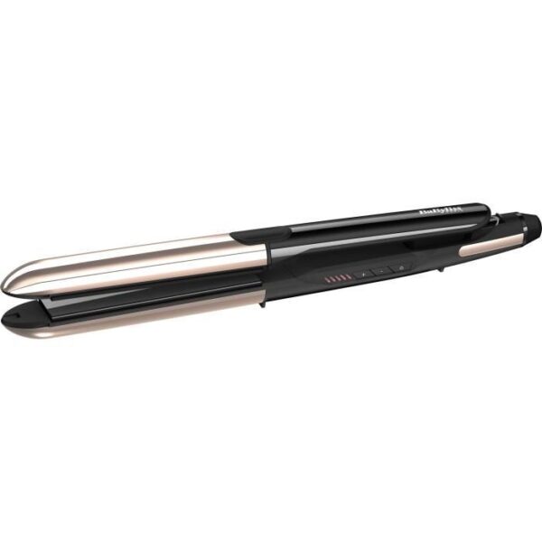 Buy with crypto Babyliss ST481E Smooth Looper Smoother - 2 in 1 - 5 temperature levels - 28 x 1200mm plate - Pink-1