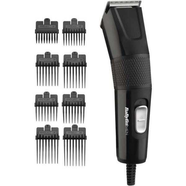 Buy with crypto BABYLISS E756E - Corded Power Hair Clipper - XL 45mm Blades - 9 cutting heights - Quick cleaning - Black-2