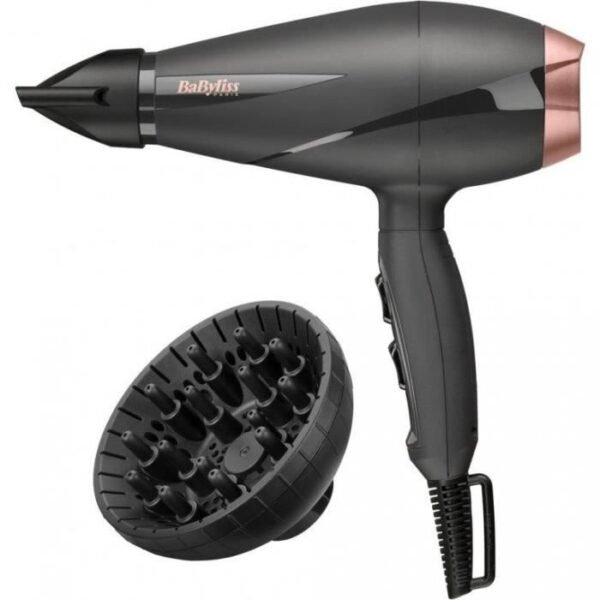 Buy with crypto BABYLISS 6709DE - Hair dryer Smooth Pro 2100W - 2 temperatures / 2 speeds - 106 km / h air speed - Cold air button-1