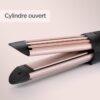 Buy with crypto BABYLISS C112E Curl Styler Luxe curling iron - Slotted cylinder with ceramic plates - Fresh air technology - Large diameter)-6