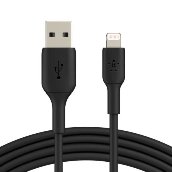 Buy with crypto BELKIN - cable - Cable Lightning USB-A 3M Black-1