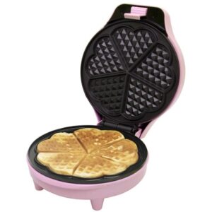 Buy with crypto BESTRON ASW217 Electric Waffle Iron - Pastel Pink-1