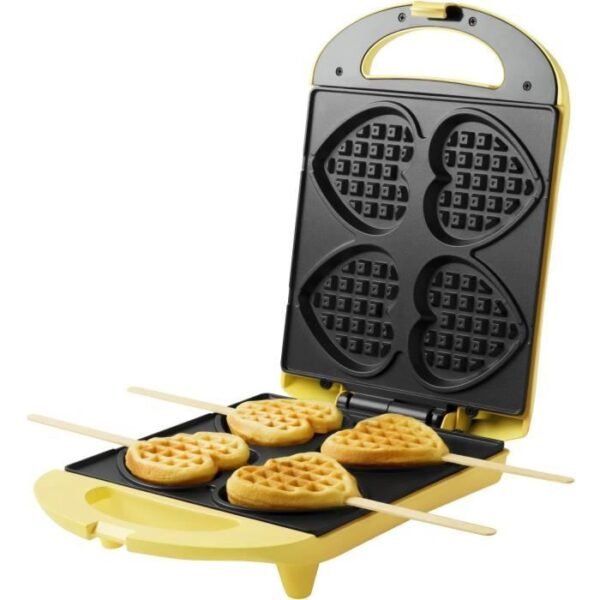For making heart-shaped waffles on sticks