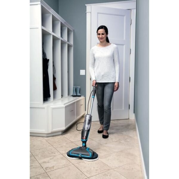 Buy with crypto Bissell spinwave / 2 in 1 cleaner / floors and tiles / 2 rotary pads / Agile and light design-5