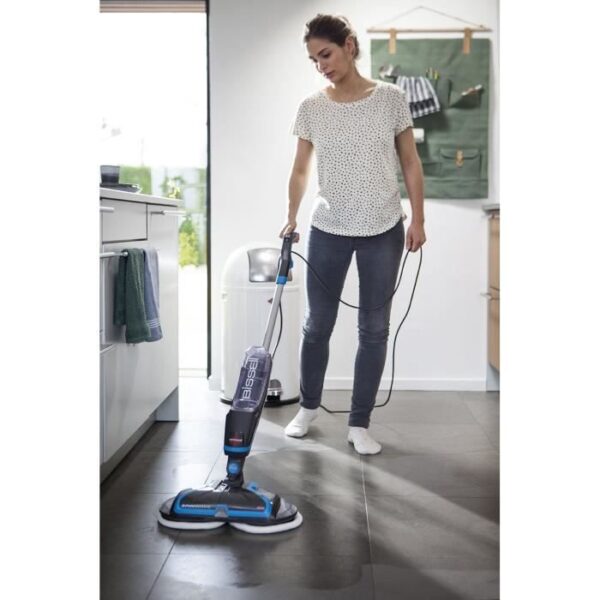 Buy with crypto Bissell spinwave / 2 in 1 cleaner / floors and tiles / 2 rotary pads / Agile and light design)-6