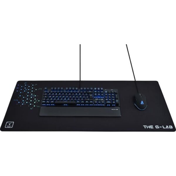 Buy with crypto THE G-LAB Gaming Mousepad XXL 900x400x4mm with anti-slip rubber-4