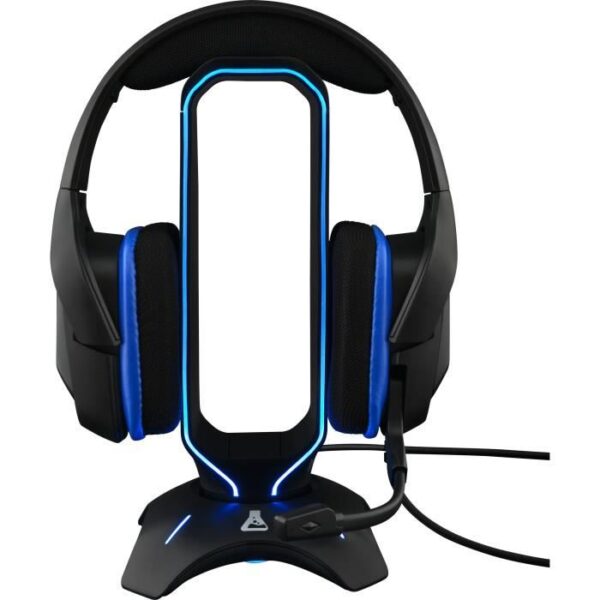 Buy with crypto THE G-LAB Universal RGB gaming headset stand with 2 USB ports-2