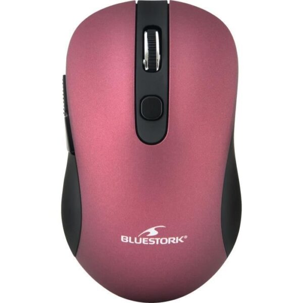 Buy with crypto BLUESTORK Wireless Mouse - 2.4 Ghz - 6 buttons - Metallic plum-1