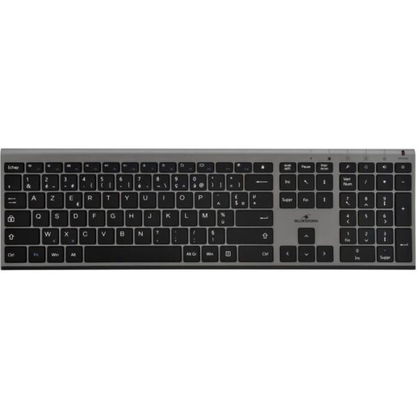 Buy with crypto Keyboard + mouse - BLUESTORK - wireless - Grapheme - Black - PACK-WL-PC-BK / FR-2