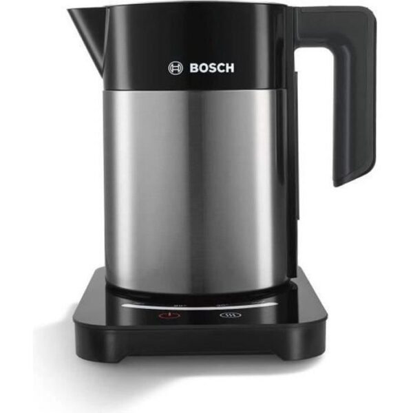 Buy with crypto Bosch TWK7203 Programmable electric kettle - Black and stainless steel-1