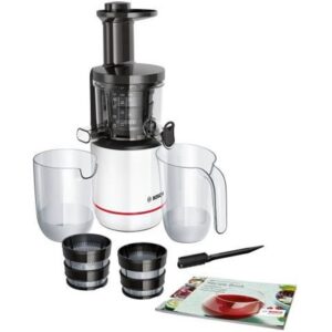 Buy with crypto BOSCH MESM500W VITA EXTRACT Juice Extractor - White / Chrome-1