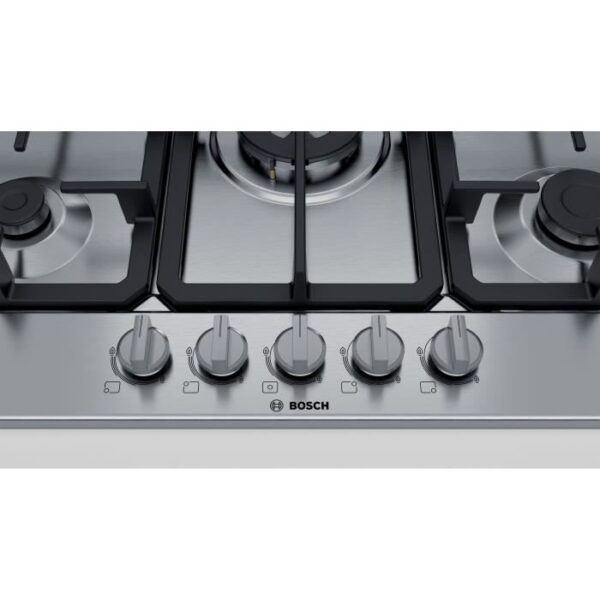 Buy with crypto BOSCH - PGQ7B5B90 - Gas hob - 5 zone - 10800W - 75 cm - Stainless steel-3