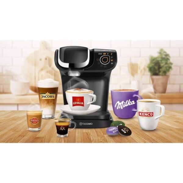 Buy with crypto Multi -Bissons coffee machine - Bosch Tassimo Tas6502 - Black-5