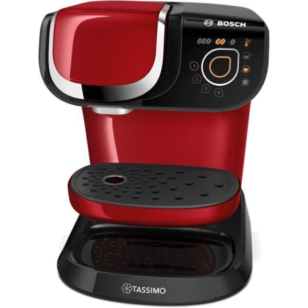 Buy with crypto Tassimo Bosch Tas6503 - Red - Multi -Boissons - Water Tank 1.3L - Automatic stop-2