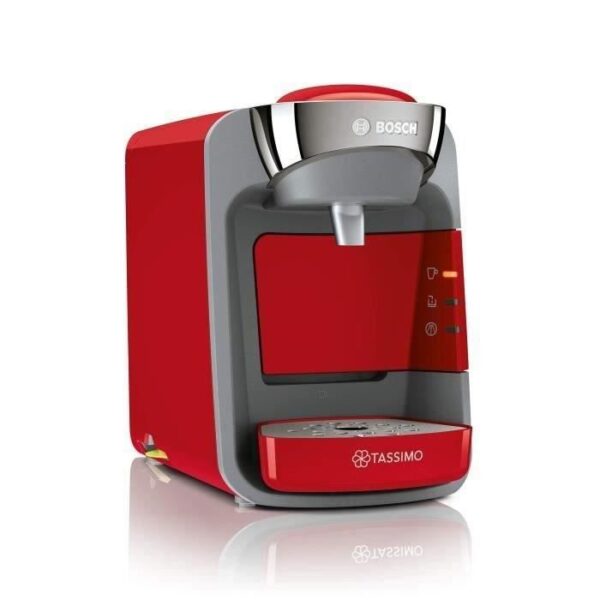 Buy with crypto Bosch Tassimo Suny Tas32 Multi -Boisson Coffee Machine - Red Coquelicot-2