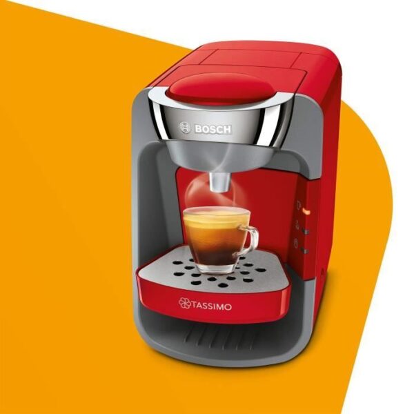 Buy with crypto Bosch Tassimo Suny Tas32 Multi -Boisson Coffee Machine - Red Coquelicot)-6