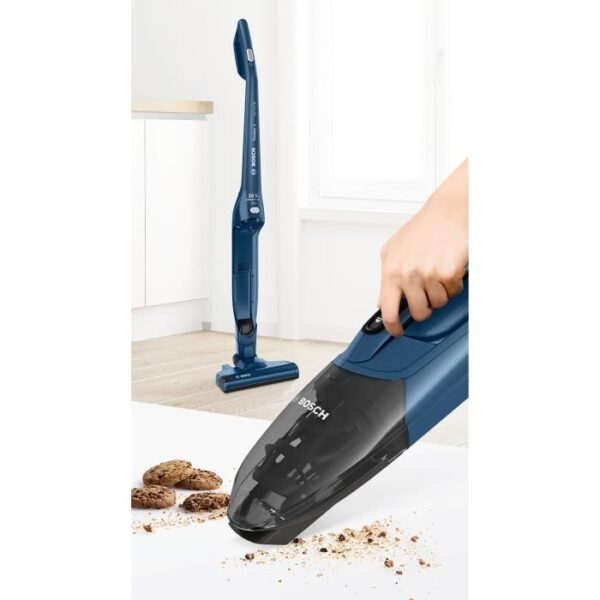 Buy with crypto BOSCH BCHF2MX20 - Wireless Broom Vacuum Readyy'y 2en1 - 20 V Max. - 44 min of autonomy - 2 speeds - 400 ml tray - Blue-2